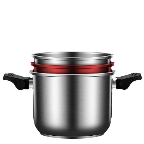 KS stainless steel easy-to-open pressure cooker pressure cooker 7.6L multi-purpose steam soup pot induction cooker gas