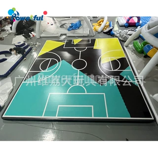全喷绘定制蹦床公园篮球体操垫足球体操垫专业充气拉丝垫批发