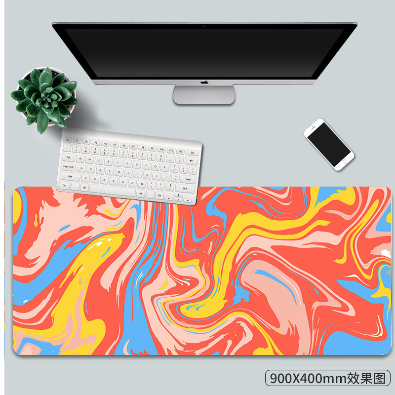 Transfronteriza al por mayor de fábrica nuevo patrón abstracto serie de carga inalámbrica mouse pad color mágico luminoso RGB mouse pad