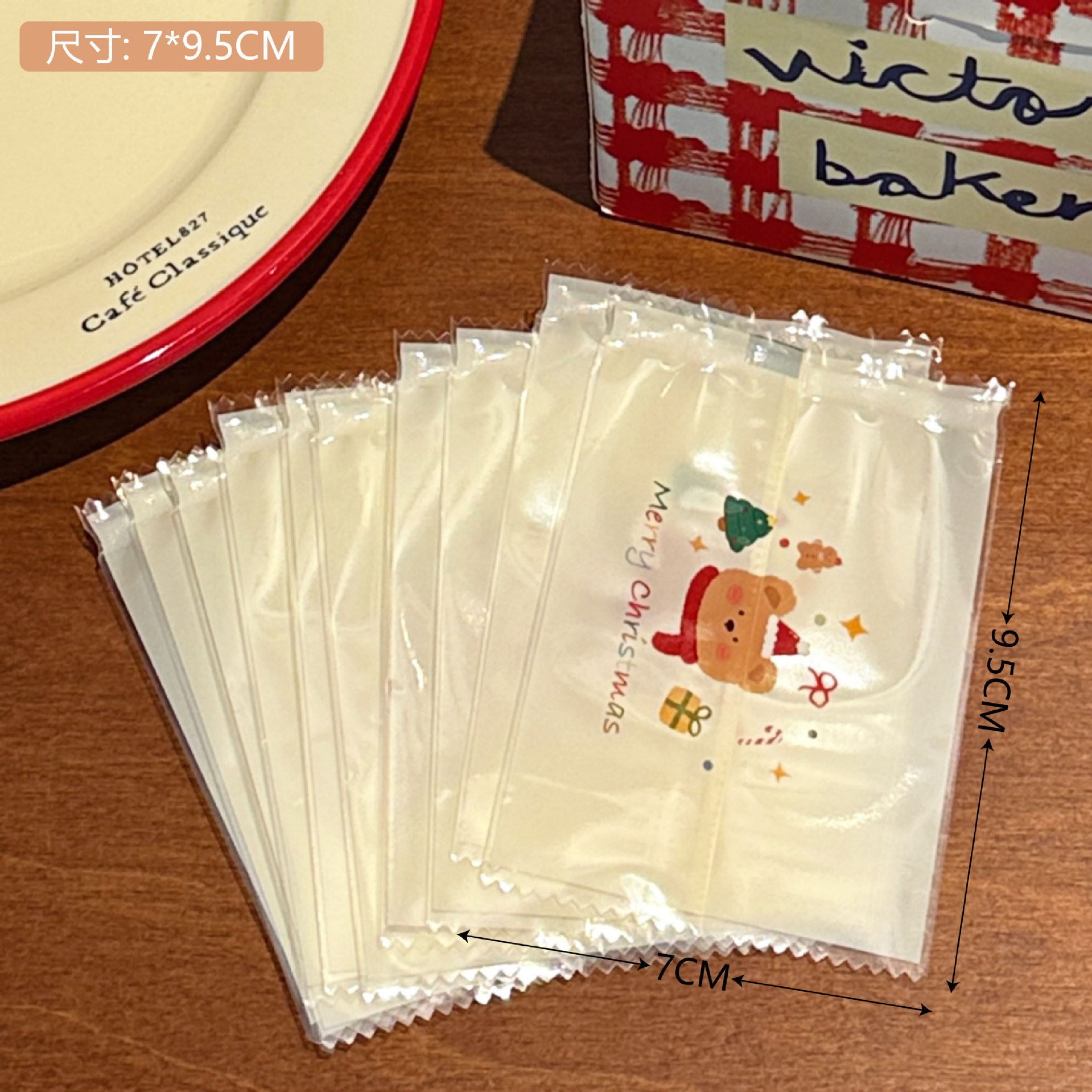 Nueva Navidad lindo cachorro bolso ziplock fuera de la tarjeta, bolso de regalo, bolso sellado de alto valor, bolso ciego sorpresa image 13