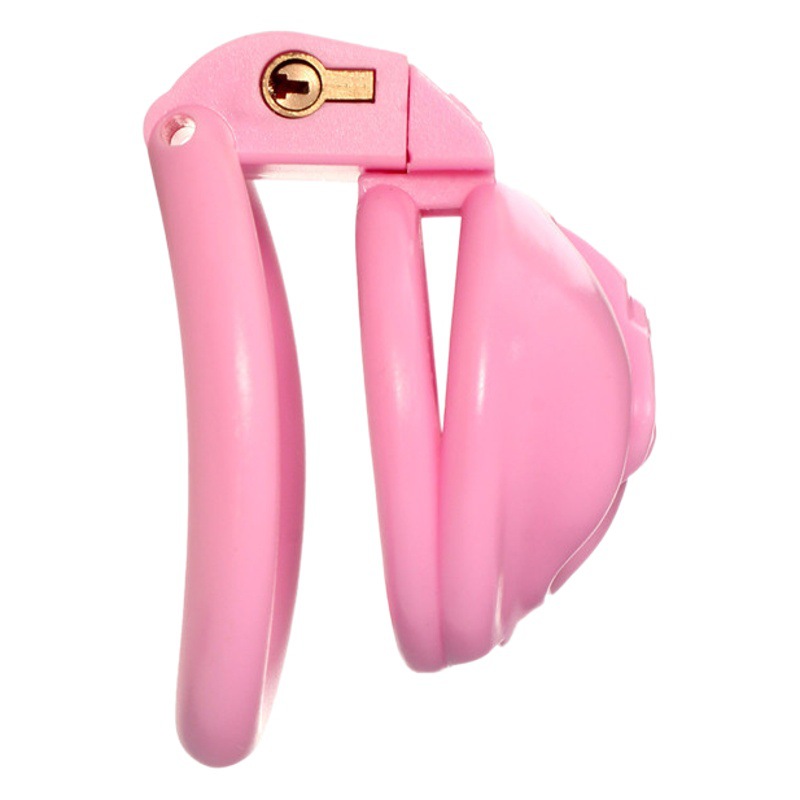 Bloqueo de castidad de los hombres bloqueo de cb juguete alternativo color rosa abstinencia de los hombres pseudo-madre salir de vestir suministros BDSM al por mayor