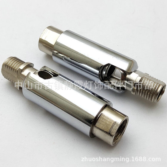 Two-end M10 spotlight universal joint lamp Universal head hinge shaped direction changer rocker arm steering head connector lamp fittings