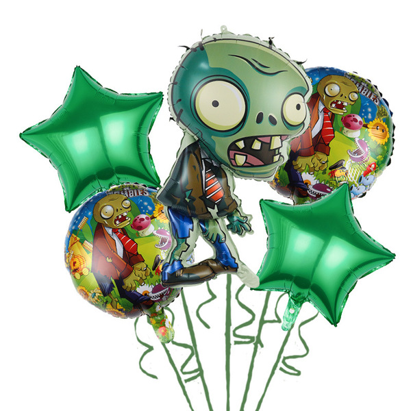 cartoon Plants vs. Zombies
