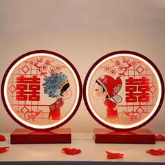 結婚電気スタンド寝室の結婚部屋のベッドのヘッドライトの金童玉女のアイデアは花嫁にプレゼントします。