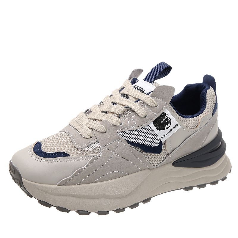 [Chaobunan] zapatos de base gruesa y alta para mujeres zapatos deportivos casuales retro primavera zapatos waffle gump estudiantes amor