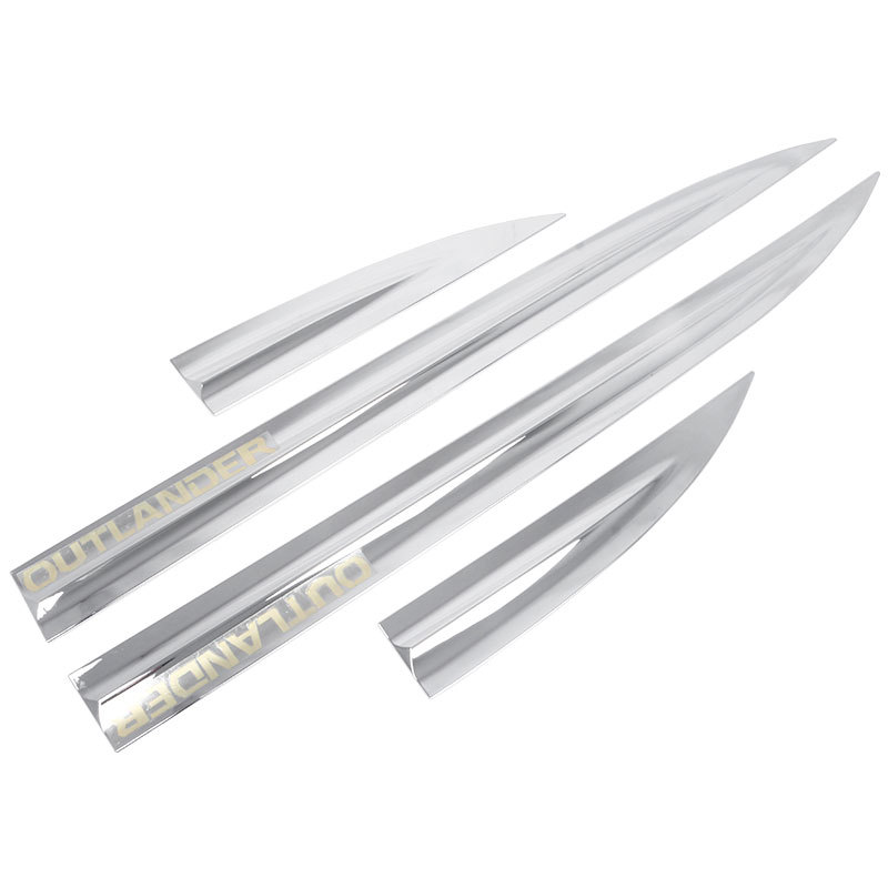 Applicable to 13-22 Mitsubishi Outlander Door Side Strip Door Anti-collision Strip Anti-scratch Strip Exterior Decoration Modification Accessories