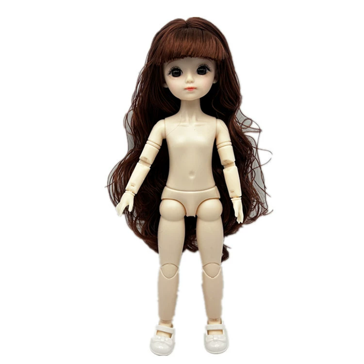 Snow Lily 30 см 6-Point BJD кукла с 20 суставами, настоящие глаза и макияж, варианты головы/тела