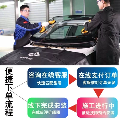 automobile glass Windshield, Driver and Passenger Left and