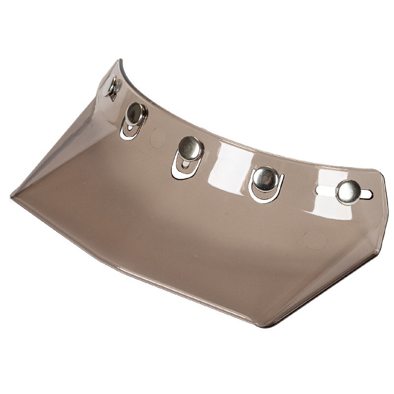 Vintage motorcycle helmet visor Helmet visor fits 3-button 5-button design helmet universal visor_voghion.com