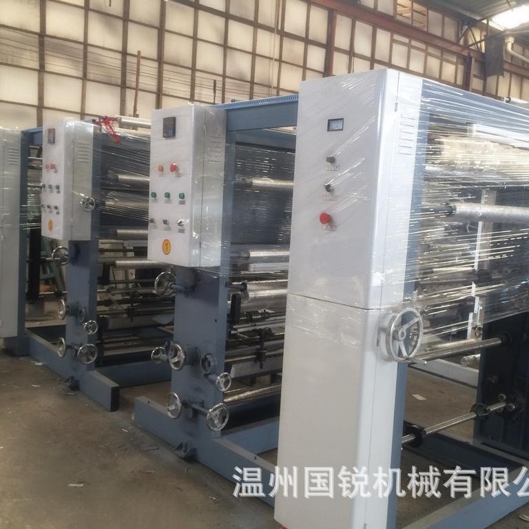 大量供应 PLA玉米淀粉两色四组800型凹版印刷机 可降解水墨印刷机