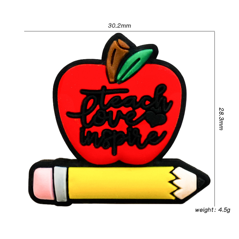 廠家熱銷 新款蘋果鉛筆食品級硅膠珠子 寶寶diy配件散珠批發