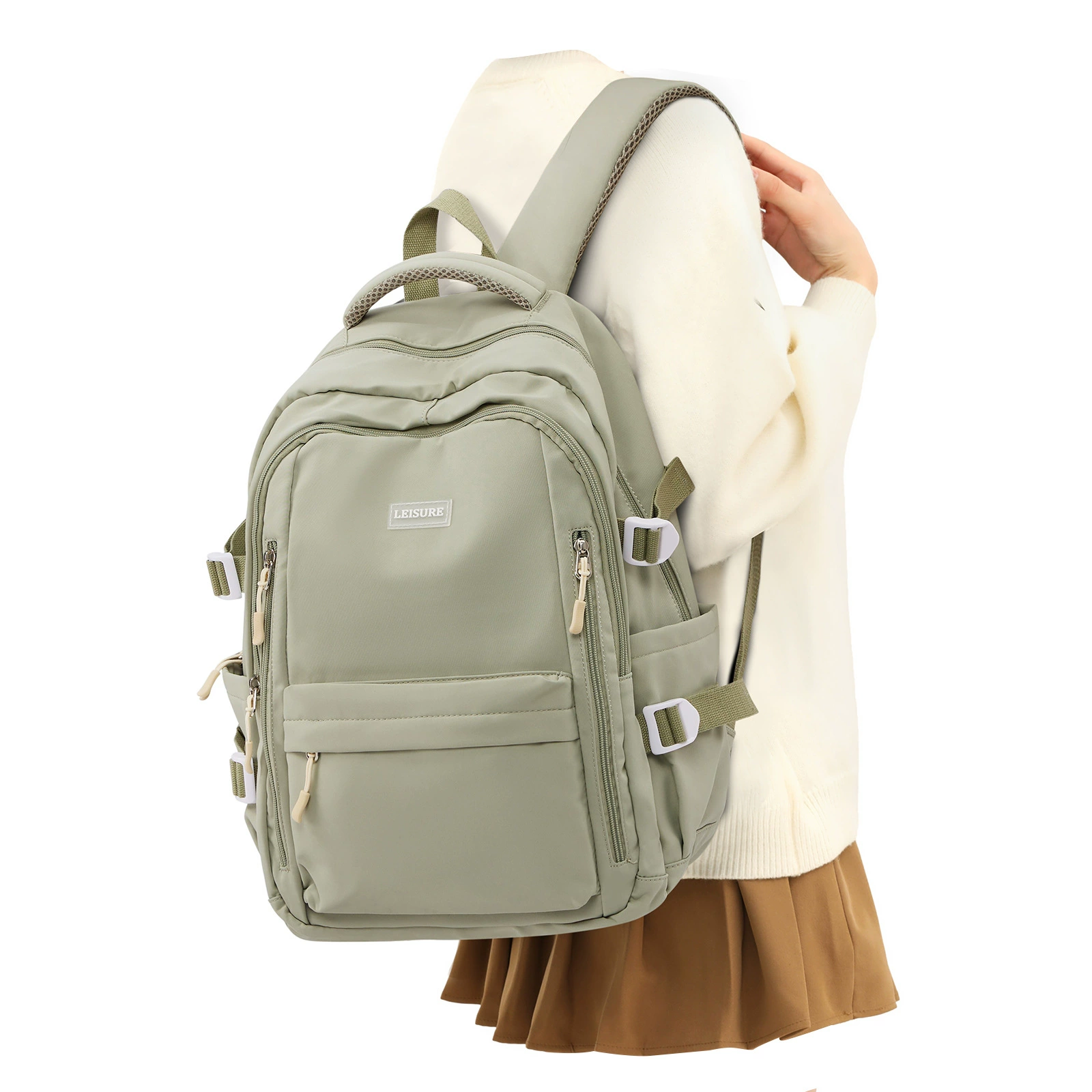Backpack for leisure, shoulder bag, school bag for elementary school students, capacious trend laptop, travel bag, for teenagers