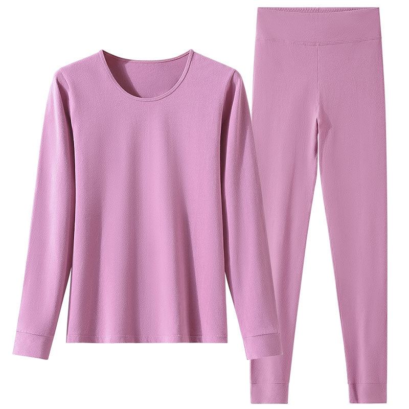 Ropa interior térmica de la madre, suéteres de algodón engrosados, ropa de otoño sin costuras, trajes de pantalones largos, otoño e invierno de mediana edad y ancianos