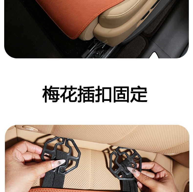 Summer thin padded extended perforated lychee pattern seat cushion, universal for business use, ideal for single-piece breathable non-slip seat pad