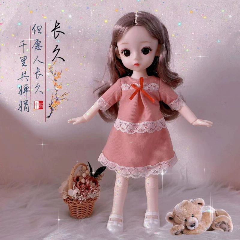 Кукла, набор принцессы, семейная игрушка, 30 см, 3D