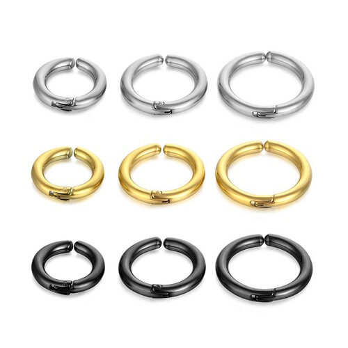 Korean version of titanium steel earrings for women, curved earrings, earrings for men, simple ear bone clips, cross-border high-end earrings and earrings wholesale