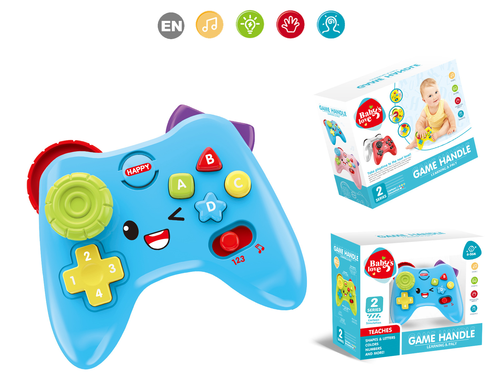 Transfronteriza nueva máquina de juego de simulación de dibujos animados mango español educación temprana máquina de aprendizaje educativo infantil niños juguetes de música