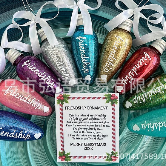 Cross-border new creative Christmas decorations home indoor and outdoor decoration simple monotonous friendship souvenirs