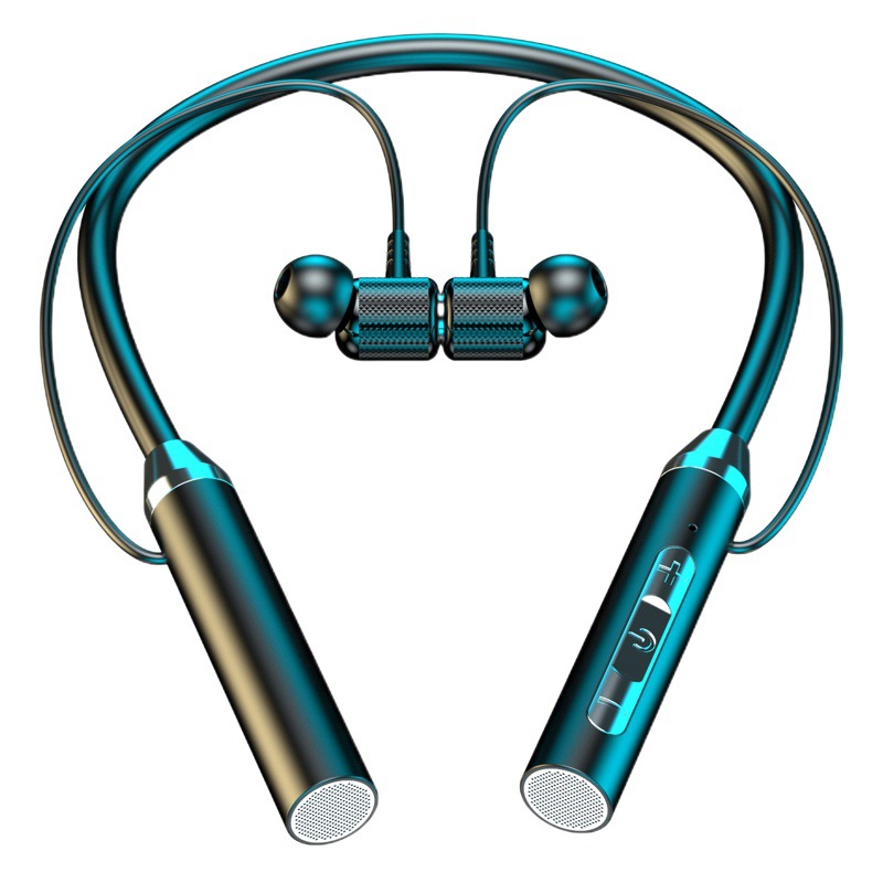 Auriculares Bluetooth con cuello halter de estilo explosivo transfronterizo inalámbrico con succión magnética en la oreja, colgante en el cuello, música deportiva, tapones para los oídos Bluetooth G01