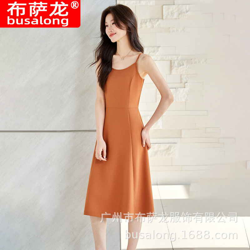 2026 New Busalong Dress Women's Sleeveless Off-Shoulder Professional Dress Work Clothing Factory Wholesale 2026 New Busalong Dress Women's Sleeveless Off-Shoulder Professional Dress Work Clothing Factory Wholesale