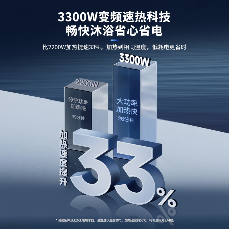 长虹电热水器储水式家用洗澡节能省电2100W速热家庭RD1