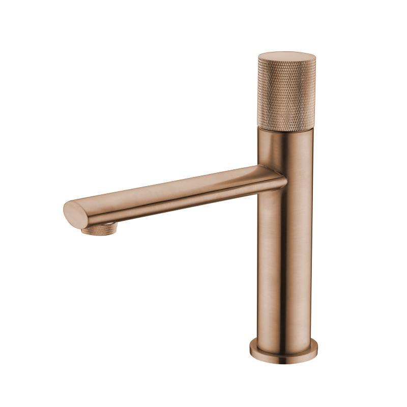 Grifo Mezclador para Lavabo Sobre Encimera 30031 de Cobre Monomando Agua Caliente y Fría image 27