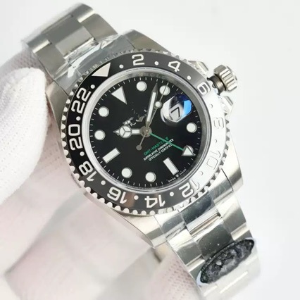 Fábrica C VSEWGM Water Ghost Green GMT Automático Mecánico Dos Tiempo Nietzsche Reloj de Moda