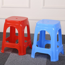 加厚塑料凳子家用成人客厅餐桌椅子高凳防滑熟胶板凳浴室茶几小凳