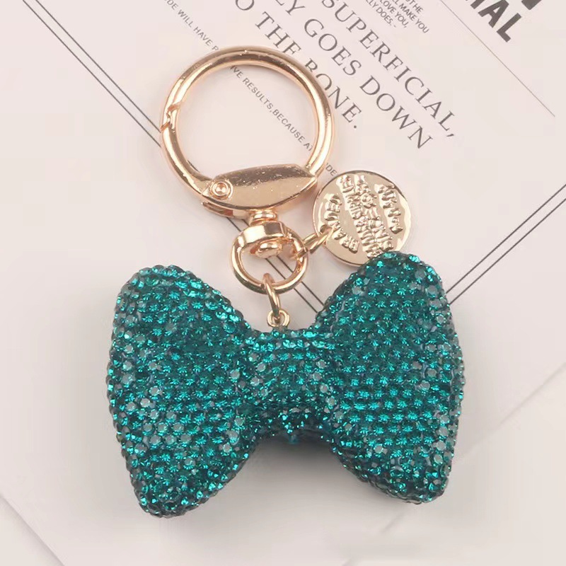 Cartoon Style Bow Knot Alloy Inlay Zircon Women's Keychain display picture 4