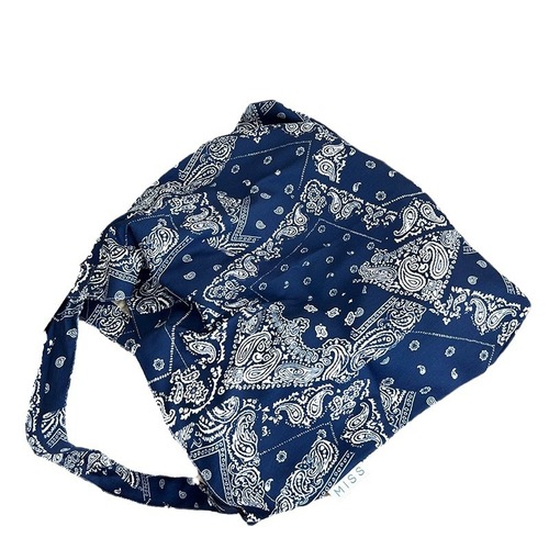 Japanese and Korean literary floral canvas bag shoulder bag large capacity commuting versatile casual shopping bag student tote bag