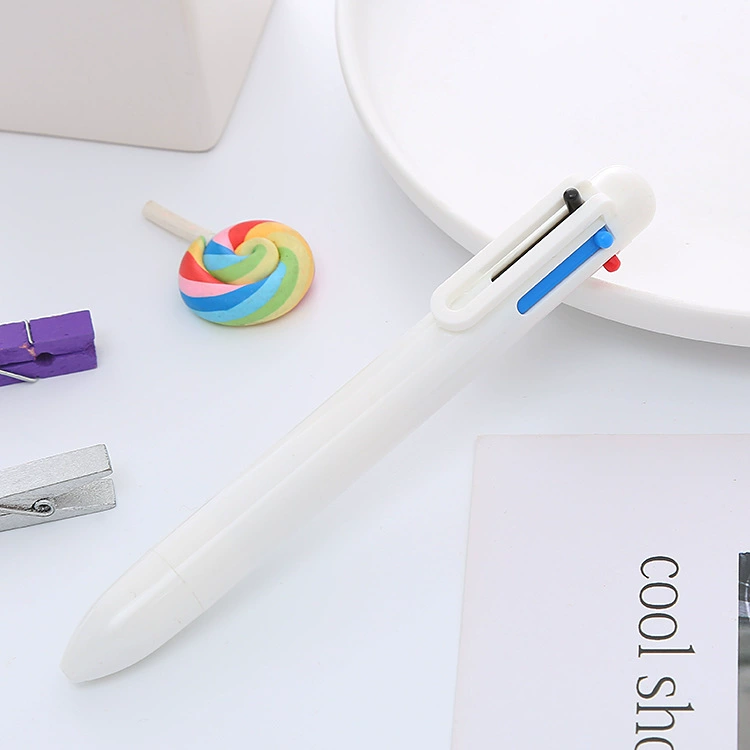 Creative brand multicoloured ballpoint pen for students, 6 colors