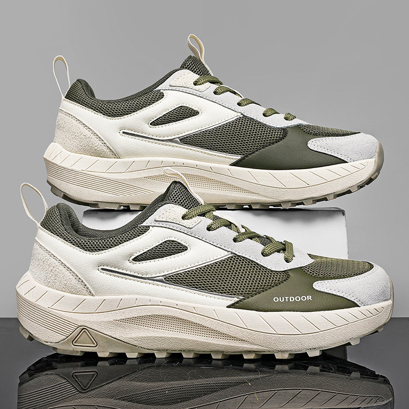 Giày thể thao nam cỡ lớn form rộng 4E đế dày nhẹ, giày sneaker cổ thấp thoáng khí — K 806m màu, K806 màu đen, K806 xanh quân đội