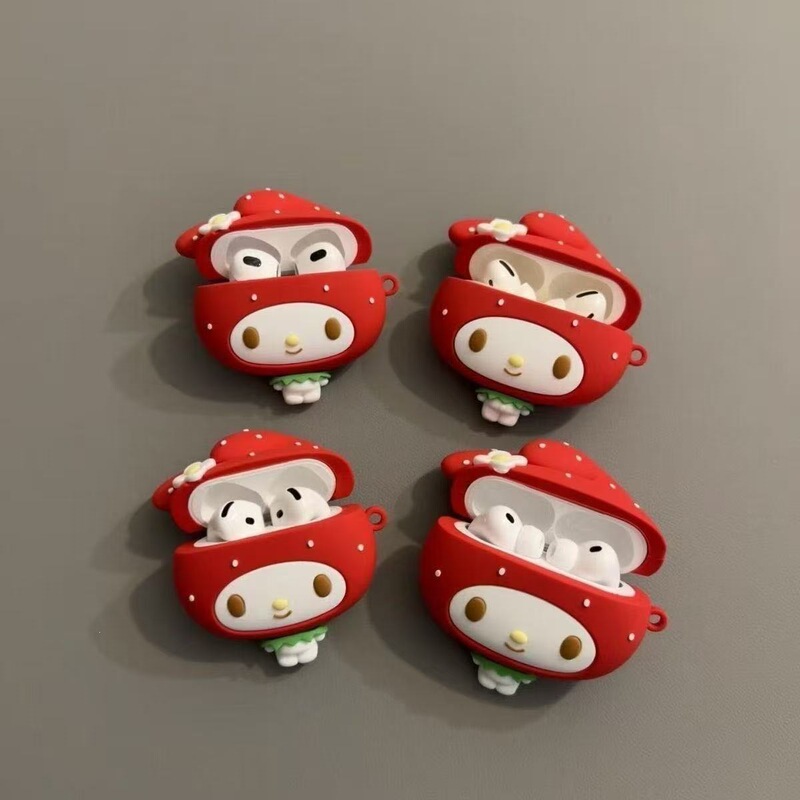 Strawberry Melody case suitable for AirPods Pro 1st/2nd generation Apple Bluetooth earphone case AirPods4 Strawberry Melody case suitable for AirPods Pro 1st/2nd generation Apple Bluetooth earphone case AirPods4
