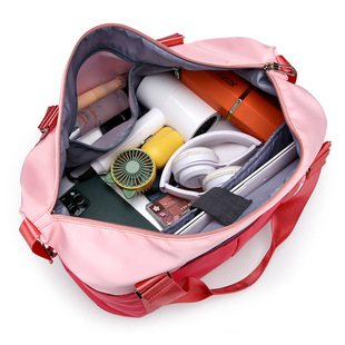 Capacious handheld travel bag, purse, luggage organizer bag, shoulder bag for training, yoga clothing for swimming, sports bag 4