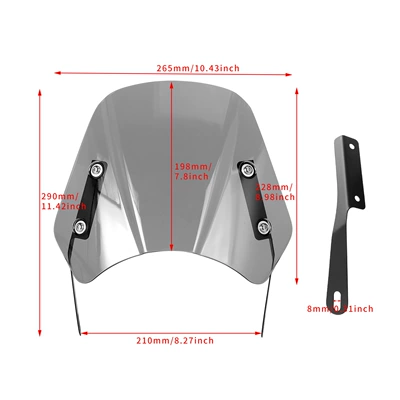 Protective Cover, Motorcycle front windshield