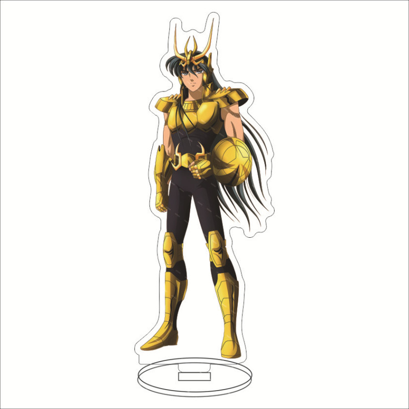 聖闘士星矢大立牌城戸沙織氷河紫龍瞬一輝童虎アクリル置物|undefined