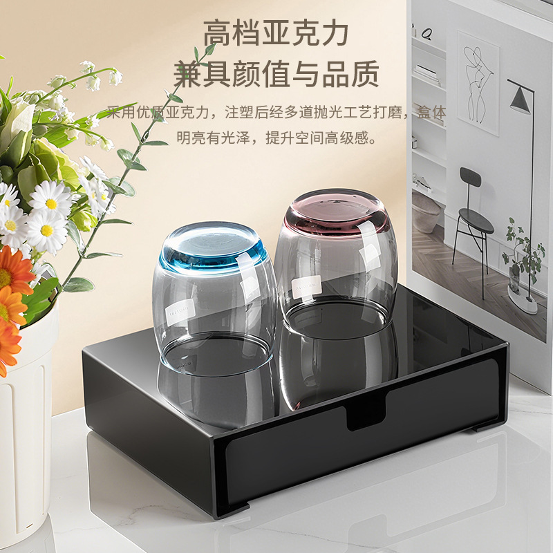 酒店洗漱用品收纳盒一次性牙具耗品盒宾馆客房卫生间套装用品盒|undefined