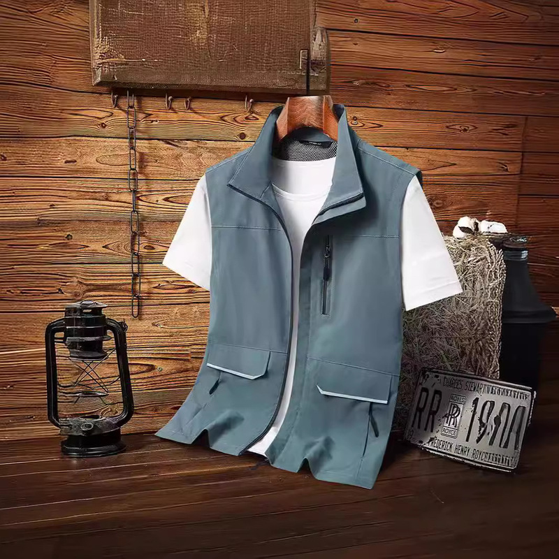 Photographer Vest Custom Workwear Outdoor Color Matching Bag Mouth Workwear Corporate Travel Vest Team Vest Printing Photographer Vest Custom Workwear Outdoor Color Matching Bag Mouth Workwear Corporate Travel Vest Team Vest Printing