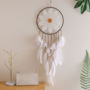 Scandinavian Style Ins Woven Tapestry Dream Catcher Wall Hanging Indoor Wall Entrance Bedside Background Decoration Creative Pendant