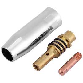 80个 图片色 铜  15AK焊接喷嘴套装 宾采尔CO2气体保护焊机配件