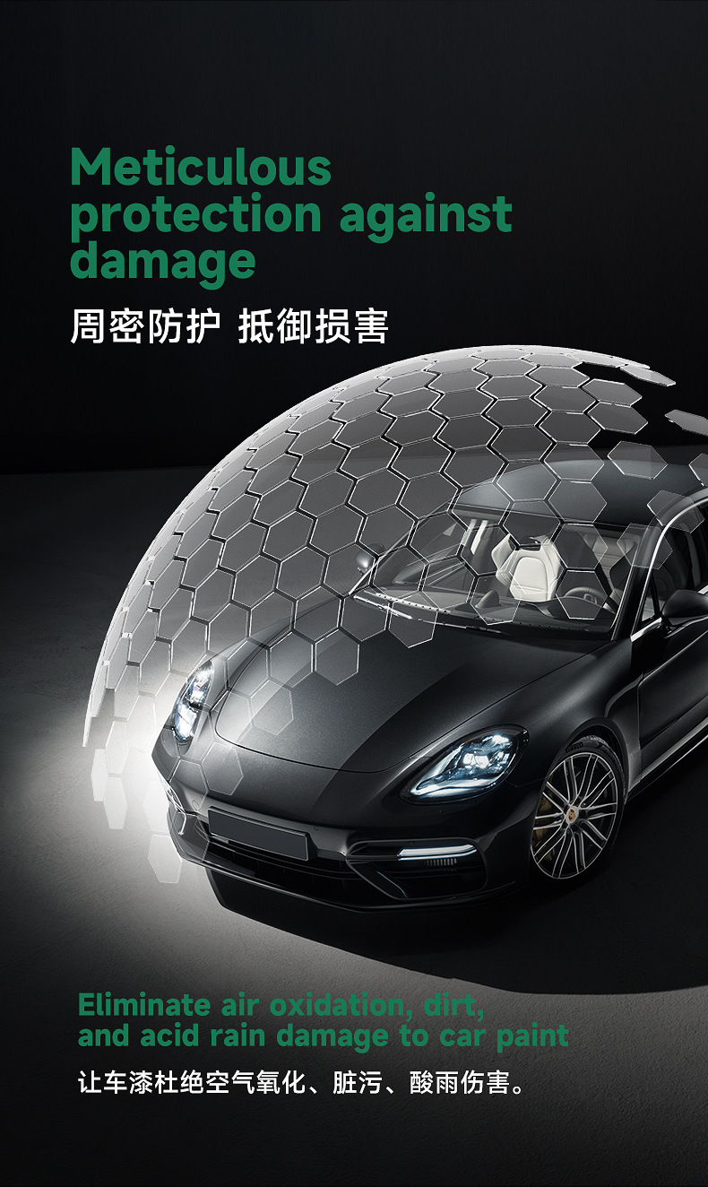 Tpu Invisible Car Cover, Car Paint Protection Film, Ppf, Self-Recovering, Anti-Scratch, Anti-Yellowing, Anti-Dirt, Transparent Protective Film