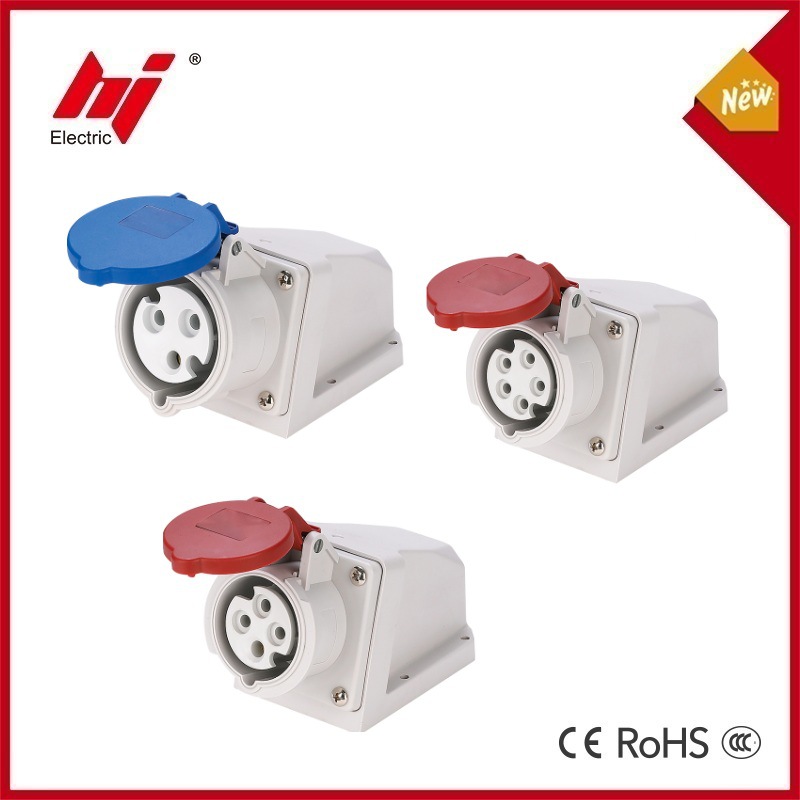 IP44工业明装插座第三代16A 32A 3芯4芯5芯防水插座230V 400V插座