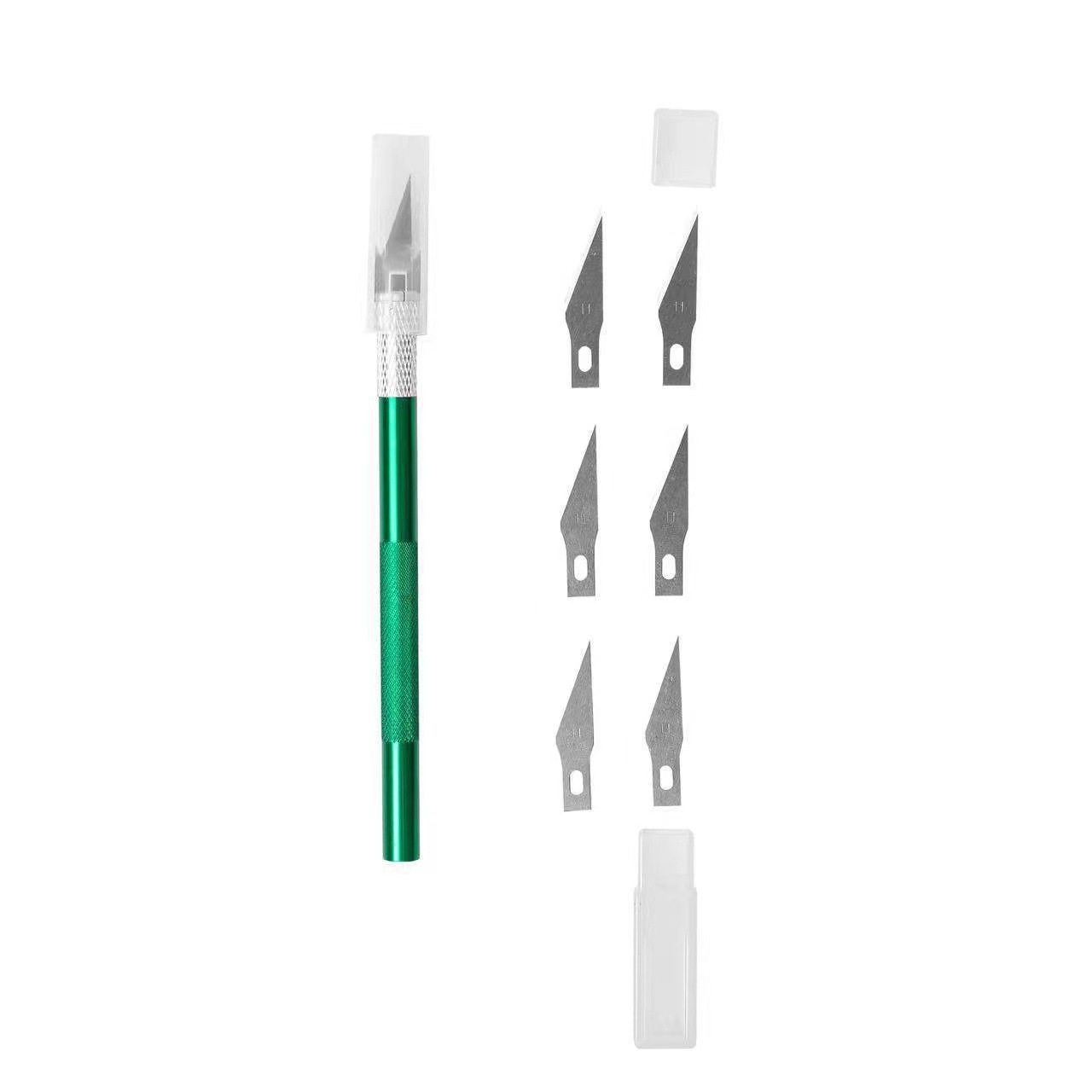 Juego de cuchillo de bolígrafo de grabado de corte de papel especial, cuchillo de aluminio, juego de herramientas de metal, cuchillo de corte manual pequeño para estudiantes