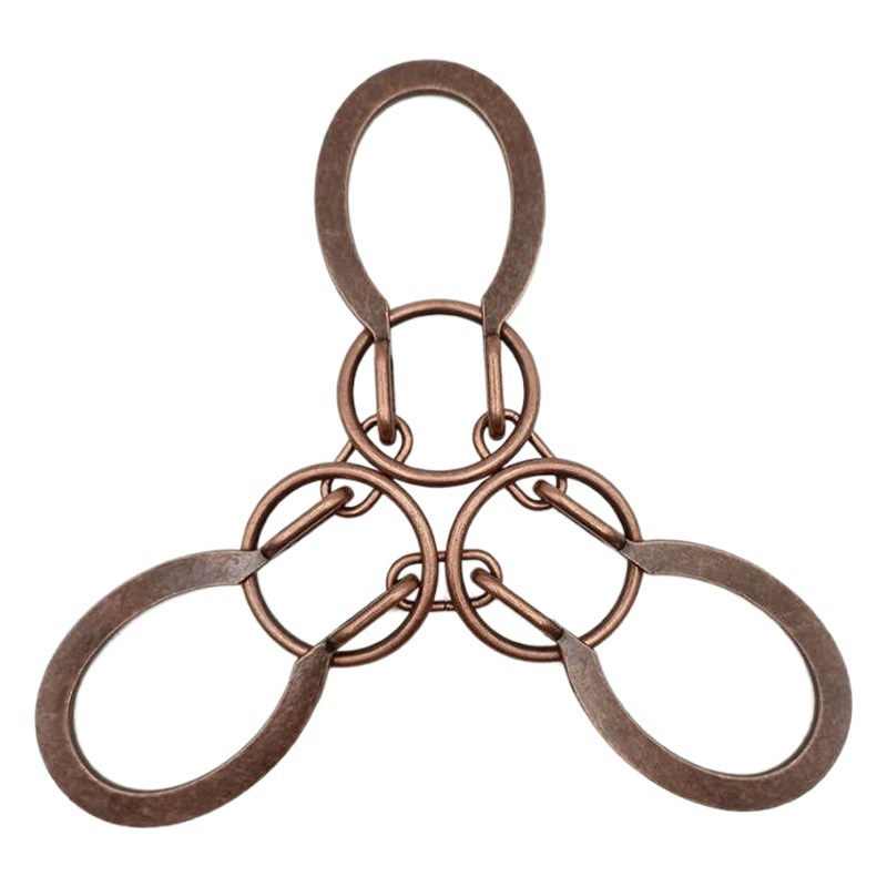 Yile Magic Gold Shake Luban Lock Puzzle Высокая сложность Уровень 10 Девяти-цепочка из сплава Развивающая игрушка Замок Kongming