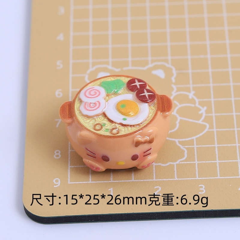 アニメ立体豪華泡麺ボウルかわいいdiyクリーム樹脂アクセサリーアクセサリー材料卸売り|undefined