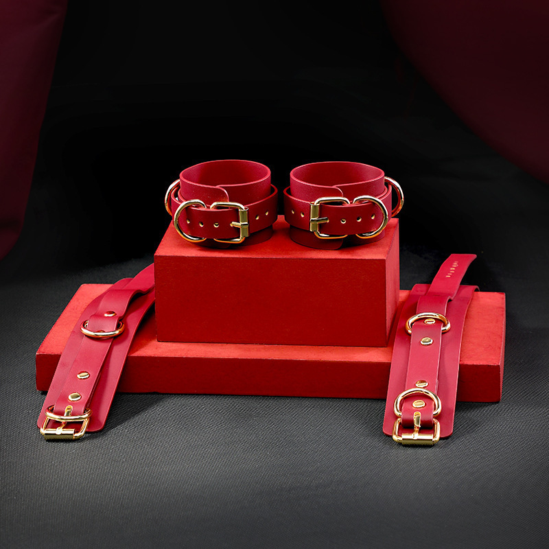 Conjunto de choque coqueteando cuerpo completo esclavitud vino rojo sexual pareja adulto SM alternativa 36 / caja