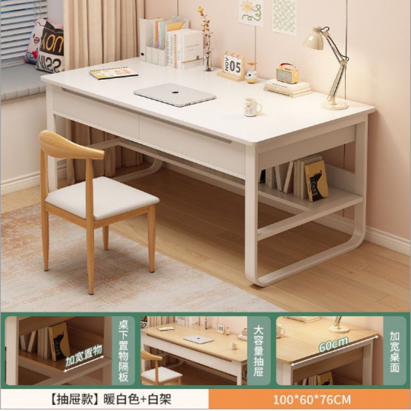 흡연과 테이블과 의자 조합-따뜻한 흰색 100CM