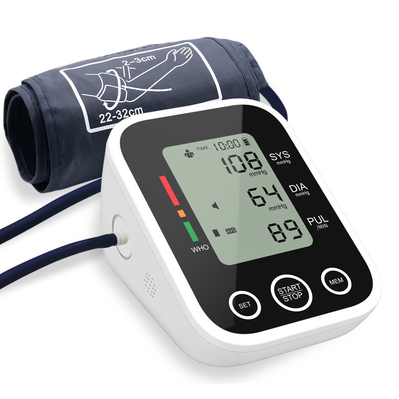 跨境现货血压计家用血压量器血压准确血压仪Blood Pressure Meter|undefined