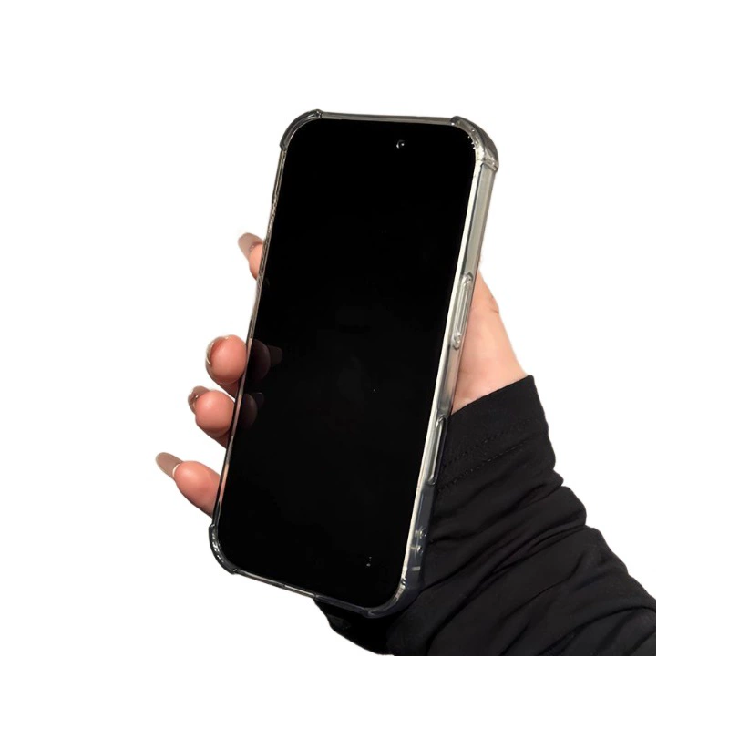 Яблоко, держатель для карт, совместимый чехол для телефона, iPhone17, защитный чехол, прозрачный iPhone16 Pro, защитa на падение, 17промакс