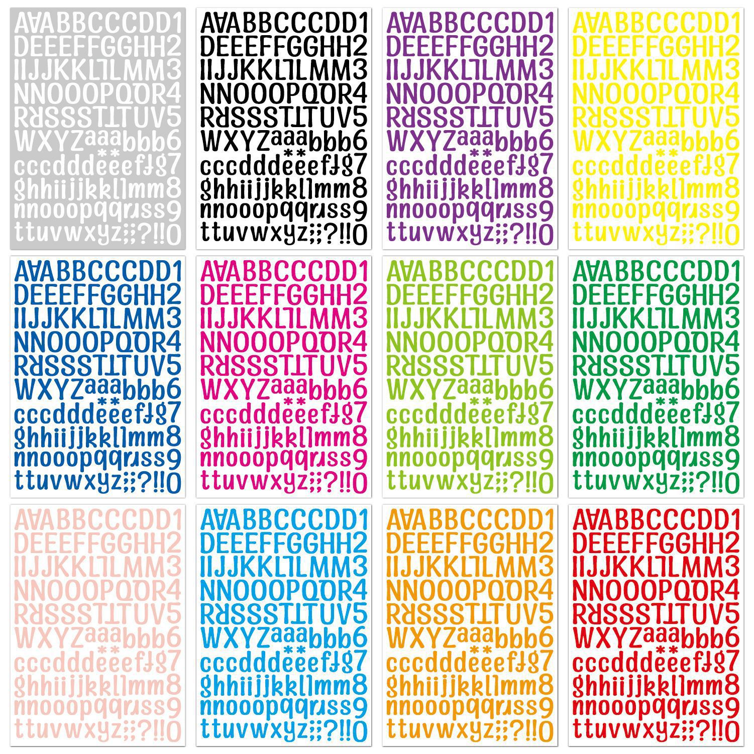 A4字母数字贴-05